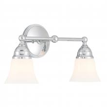 ELK Home 8582-CH-BSO - Sophie 16.5&#39;&#39; Wide 2-Light Vanity Light - Chrome