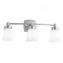 ELK Home 8933-CH-SO - Soft Square 22.25&#39;&#39; Wide 3-Light Vanity Light - Chrome