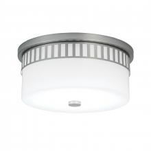 ELK Home 9653-BN-SO - Astor 13.75&#39;&#39; Wide 2-Light Flush Mount - Brushed Nickel