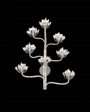 Currey 5000-0105 - Agave Americana Silver Wall Sconce